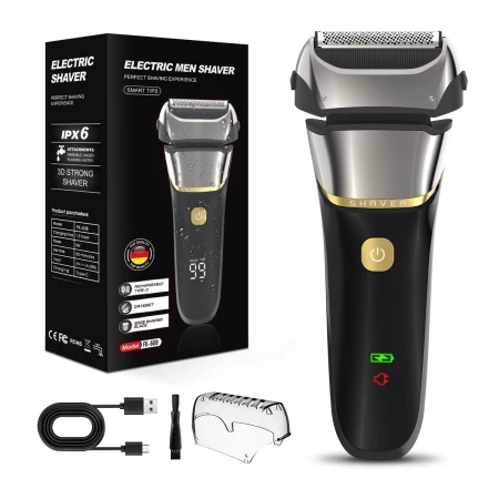 【 National Trend 】 Golden USB Rechargeable Electric Shaver with Multiple functions 5 【 National Trend 】 Golden USB Rechargeable Electric Shaver with Multiple functions 5